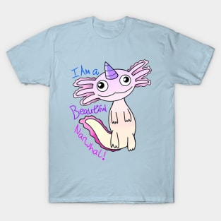 Derpy Narwhal Axolotl T-Shirt